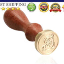 Sealing Wax Classic Initial Wax Seal Stamp Alphabet Letter G Retro Wood