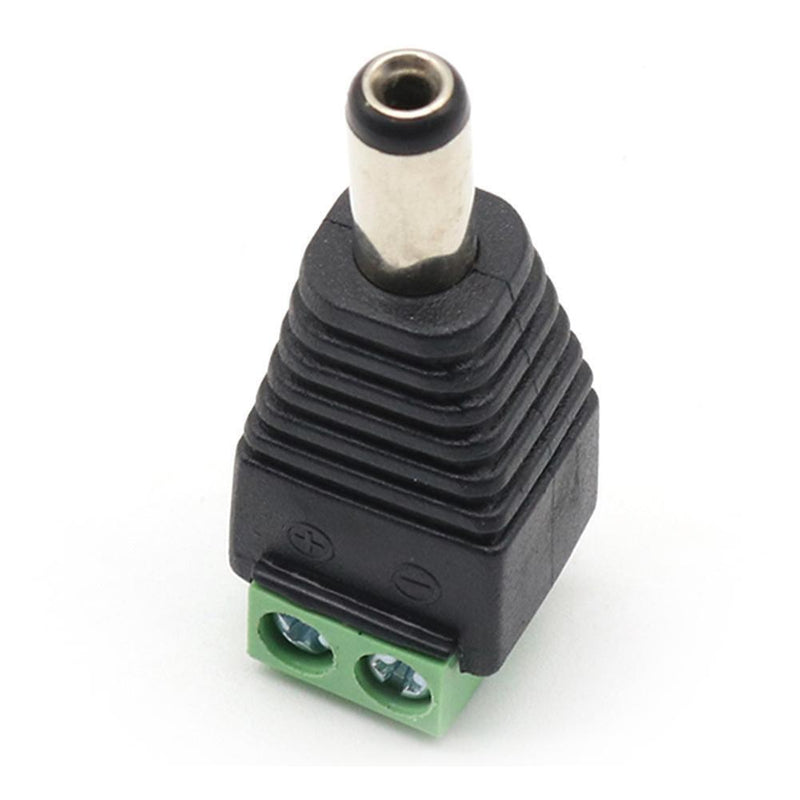 20pcs 10 Male+10 Female DC Power Connector Adapter 2.1x5.5mm Plug for CCTV