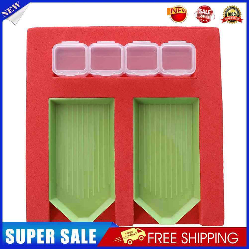 Practical Diamond Painting Tray Organizer Painting Tool Holder Container Kit