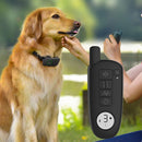 Electric Dog Training Collar Remote Shock Vibration Sound Stop Bark (Black)