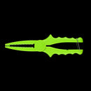 Plastic Fishing Clamp Portable Fishing Pliers Lock Clip Gripper (Green) Newly