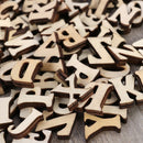 Cardmaking Unfinished Wooden Letters Cutting Discs Tile Alphabet Wood Sign