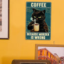 Retro Black Cat Metal Tin Sign for Bar Pub Club Plate Iron Painting Cafe Poster