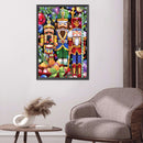 DIY Craft Nutcracker Oil Paint By Numbers Kits Canvas Picture Wall Art Cartoon