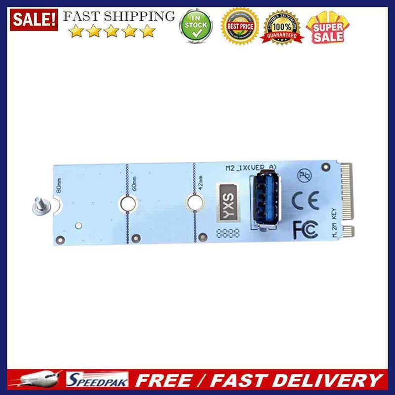 M2 M-key to USB 3.0 Transfer NGFF M.2 to PCI-E 1X to 16X Graphics Card Adapter