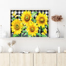 Full Round Drill Diamond Painting Sunflower Butterfly Mosaic Pictures Handiwork