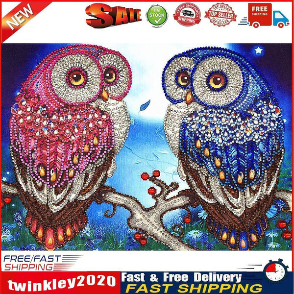5D DIY Special Shaped Diamond Painting Bird Embroidery Mosaic Craft Kits Newly