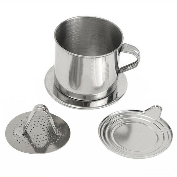 Steel Vietnamese Coffee Drip Press For Office Cup E2I8 W2R1 Single G4P4