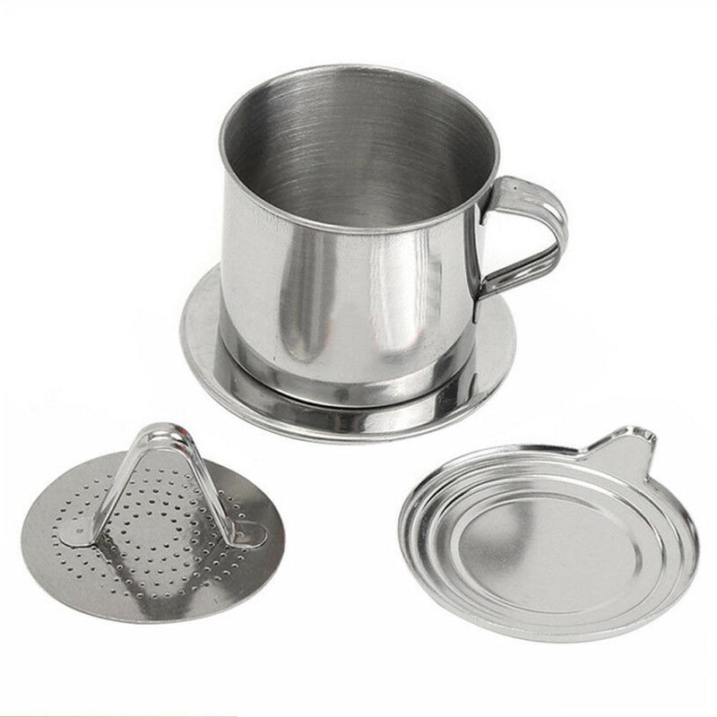 Steel Vietnamese Coffee Drip Press For Office Cup E2I8 W2R1 Single G4P4