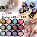 Laquer Manicure DIY Semi Transparent Nail Glitter Polish Nail Sequins UV Gel