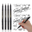 Writing Signature Calligraphy Ink Pen Drawing Brush Hand Lettering Paintbrush