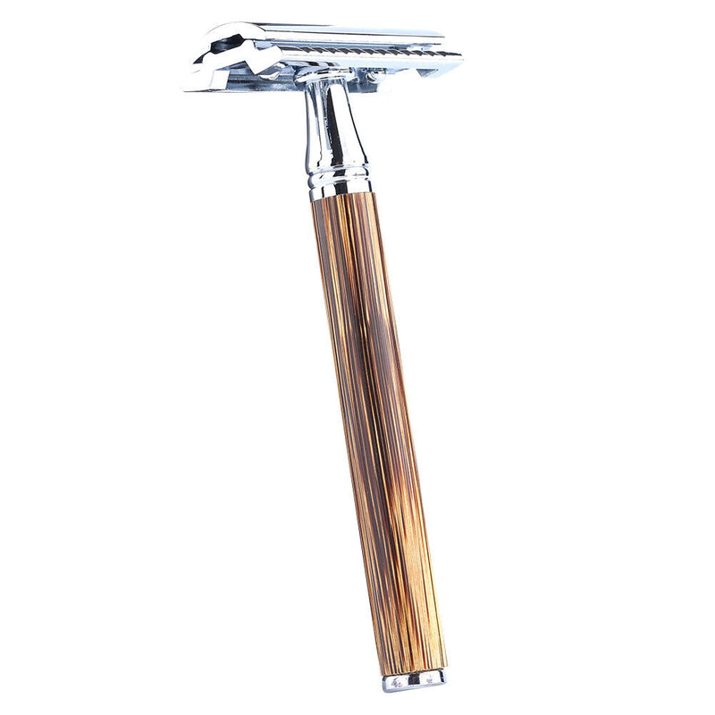 Safety Wet Shaving Beard Edged Razor Men Women Portable Face Shaver with Brush