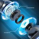 Wireless Earbuds Bluetooth-compatible 5.2 TWS Sport Gaming Headset (White) Newly