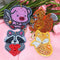 4pcs DIY Animals Full Drill Special Shaped Diamond Painting Bag Keychains Newly