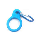 Outdoor Kettle Buckle Hook Camp Water Bottle Holder Carabiner (Sky Blue) Newly