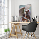 White Winged Lion Oil Paint By Numbers Kits Canvas DIY Hand Painted Wall Picture