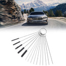 15Pcs Carburetor Carbon Dirt Jet Cleaner Tool Kit Cleaning Needles with Brushes