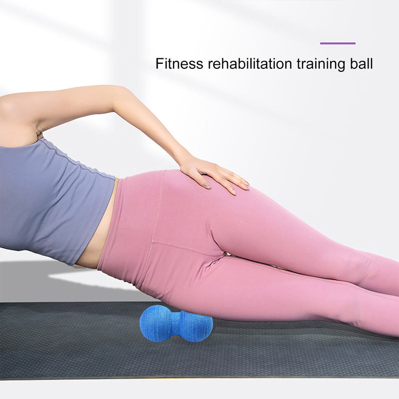 Peanut Ball Roller Double Lacrosse Massage Ball for Myofascial Release Therapy