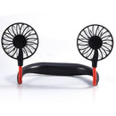 Portable Hands-Free Mini USB Air Cooler Neck Fan Summer Sports Fan (Black)