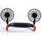 Portable Hands-Free Mini USB Air Cooler Neck Fan Summer Sports Fan (Black)