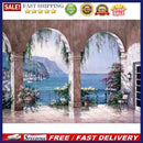 Painting By Numbers Kit DIY Double Arch Hand Painted Canvas Oil Art Picture G