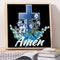 5D DIY Diamond Painting Full Round Drill Flower Cross Wall Decor Rhinestone Art