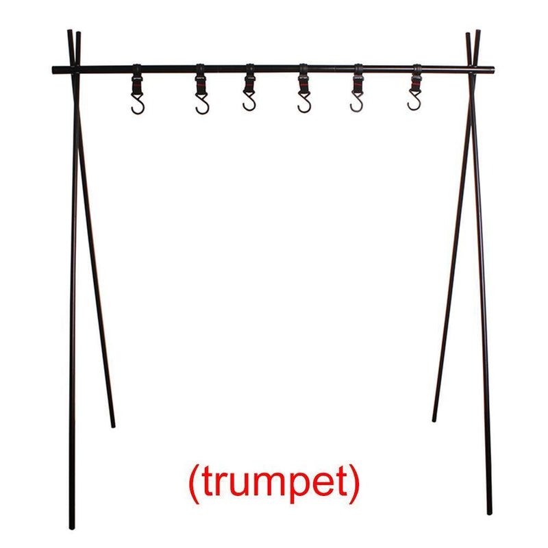 Hanging Rack Aluminum Alloy Outdoor Camping Triangular Clothes Storage Rack