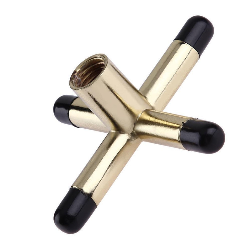Metal Bridge Head Billiards Snooker Pool Cue Rest Stick Frame Rack(Cross)