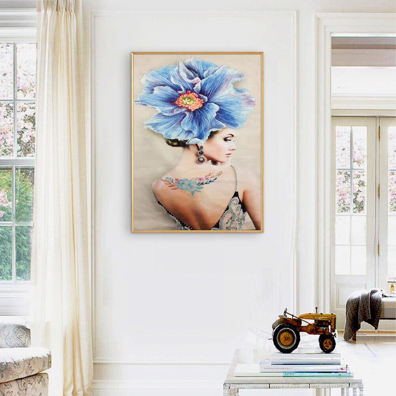 Special Shaped Art Flower Lady 5D DIY Diamond Painting Handwork Home Decor