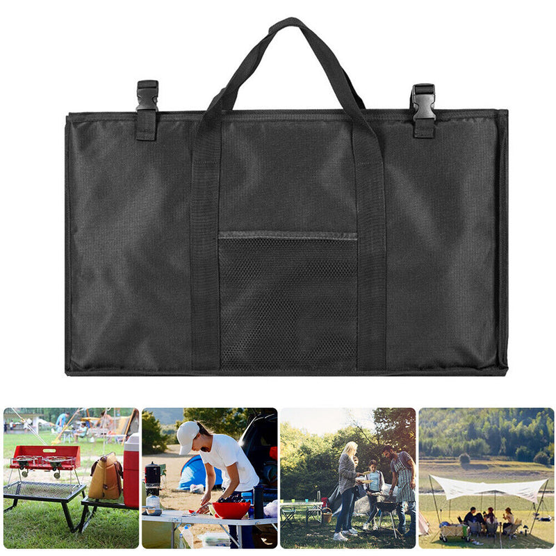 Hiking Camping Tent Folding Table Storage Bag Oxford Waterproof Picnic BBQ Po