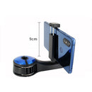 2 in 1 Car Headrest Hook with Phone Holder Seat Back Hanger Clips (Blue) Newly
