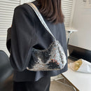 Fashion Sequins Handbag Women Glitters Travel Casual Underarm Shoulder Bag Purse