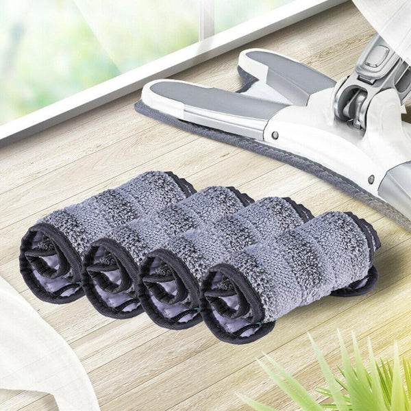 1pc Mop Heads Replacement Cleaning Pad Flat Microfiber Cloths U2S2 Floor T7O7