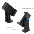 Height Makeup Smartphone Clamp For LED Ring Video Light Desktop Tripod Holder