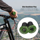 MEROCA 2pcs Bicycle Bar Grips End Cap Road Bike Handlebar End Plug (Green) Newly