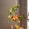 #A Crystal Wind Chimes Butterfly Star Moon Love Heart Prisms Light Catcher Windb