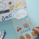Water Cup Stickers Ins Cute Waterproof Laptop PVC Decals for Phones Bicycles