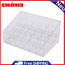 24 Lipstick Nail Polish Makeup Fall Holder Rack Stand Cosmetic Organizer Displa
