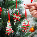 Christmas Candy Ornaments Candy Cane Hanging Decorations Lollipop Ornament