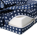Removable Kids Chair Lifting Cushion Print Increased Seat Booster (Blue) Newly