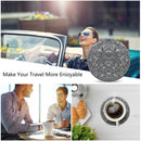 Silicone Round Non-slip Coaster - Car Accessory & Shinning Decor (White) Newly