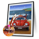 5D DIY Diamond Painting Seaside Full Drill Rhinestone Mosaic Art Picture Kit