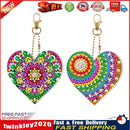2x DIY Full Special Shape Diamond Painting Keychain Bag Decor Kit (DYSK15) Newly