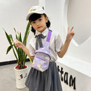Fashion Cartoon Print Chest Bag Children Girls Boys Hats Nylon Crossbody Bags