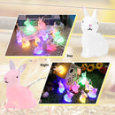 Easter Bunny String Lights 5 ft 10LED Rabbit Shaped Fairy Light (Colorful) Newly