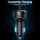 Car Bluetooth-compatible 4.2 FM Transmitter MP3 Player 3.4A Dual USB Charge
