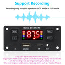 2 X 60W Stereo USB TF FM Radio Module Handsfree Bluetooth-compatible 5.0 for Car