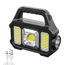 #A 500lm Searchlight Portable Powerful Lantern Solar USB Charging for Camping