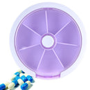 7Day One Week Round Portable Pill Case Medicine Box Storage Organizer(3)