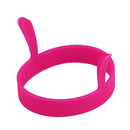 1pc Round Silicone Fried Egg Tool Pancake Mould Ring Poacher (Pink)